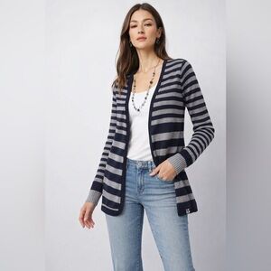 🔥Host Pick🔥 Roxy Striped Open Cardigan Sweater M
